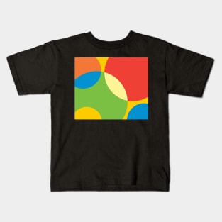 Pleasant Ellipse Shapes Kids T-Shirt